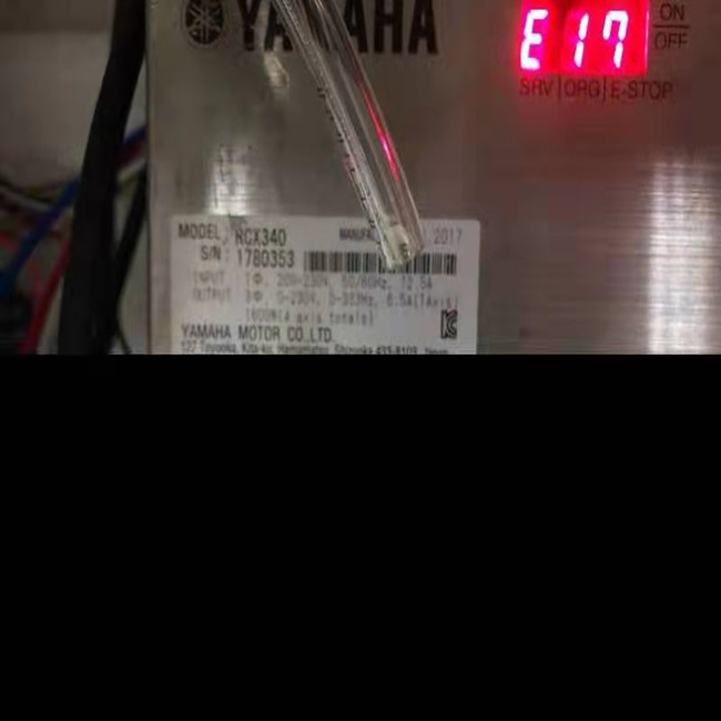YAMAHA雅馬哈機(jī)器人RCX340驅(qū)動(dòng)器E17故障快修