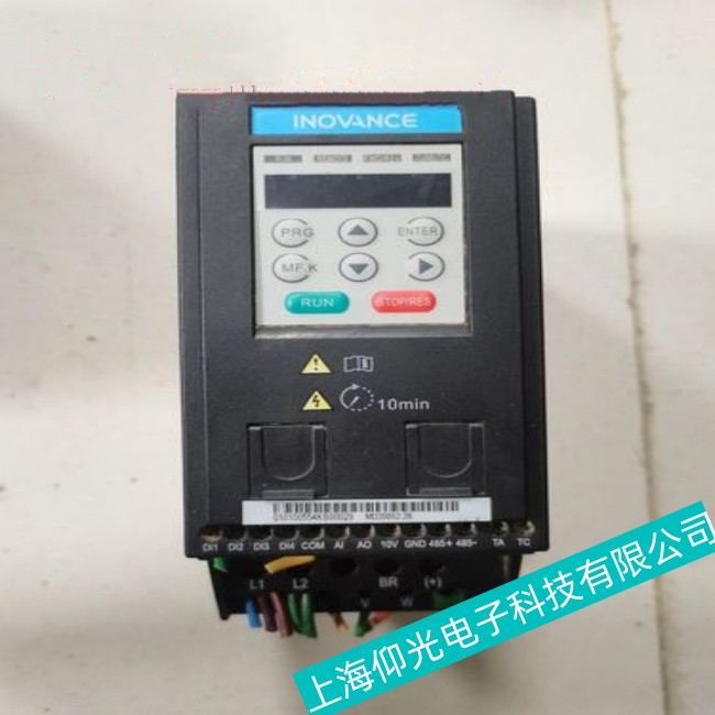 蘇州Inovance匯川IS300T010-C變頻器電機故障報警維修