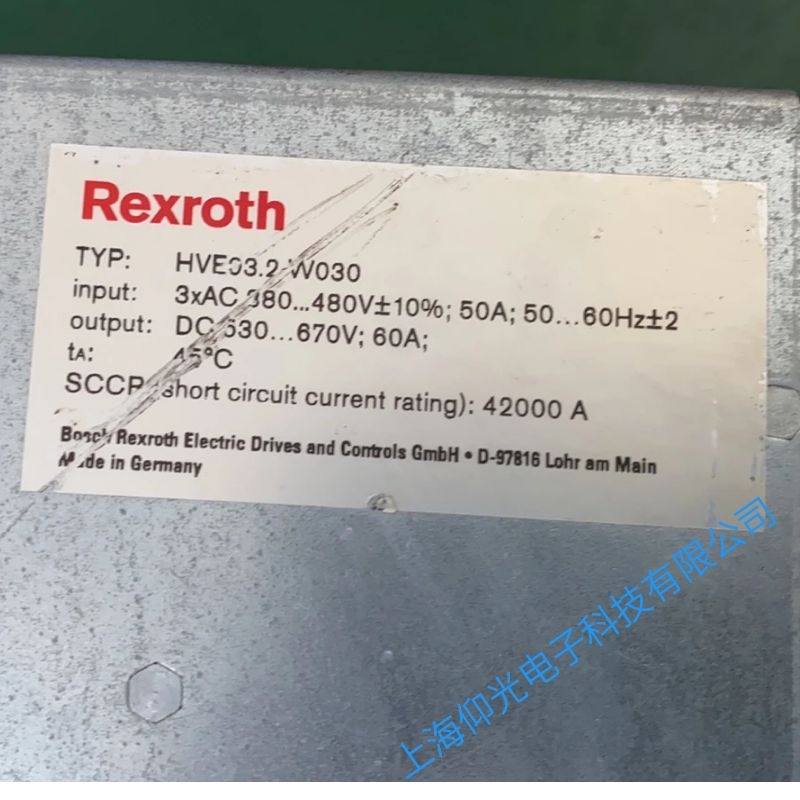 REXROTH力士樂伺服驅(qū)動(dòng)器報(bào)F3112代碼維修公司
